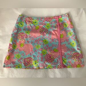 Lilly Pulitzer Skort Pink Green and Blue